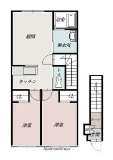 カームリーピュアΑ【2階】の間取り