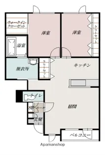 PLEASANTⅡ【1B号室】の間取り