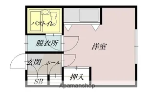 パルファム【1階】の間取り