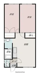 ファミール【201号室】の間取り