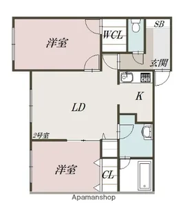 KA PILINA【1階】の間取り