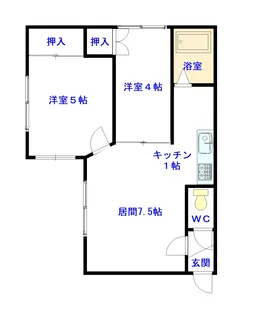 ローナ【102号室】の間取り