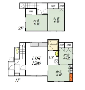 北海道旭川市神楽七条12丁目【一戸建】の間取り