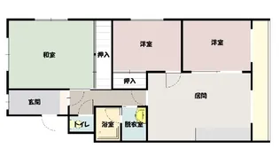 石川マンション【3階】の間取り