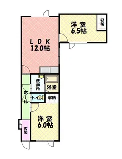 スターハイツ常磐公園【1-I号室】の間取り