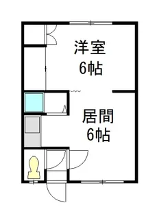 新富11ハイツ【102号室】の間取り