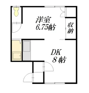 テラスハウス忠和【106号室】の間取り