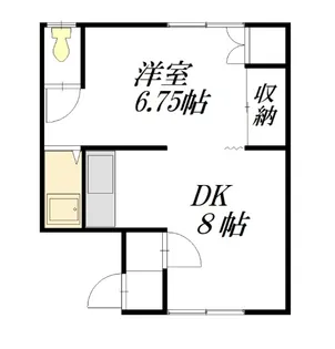 テラスハウス忠和【1階】の間取り