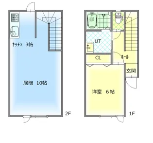 MAISONETTE 惠【C号室】の間取り