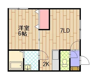 レイトンハウスⅢ【2階】の間取り