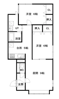 チェリー5.4【1階】の間取り