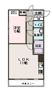 コートライベル【3階】の間取り