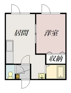 ノースウイング21【205号室】の間取り