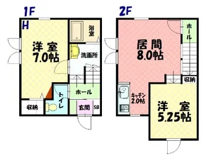 花さか荘【1階】の間取り