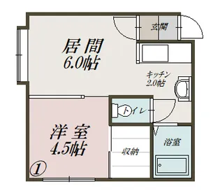 エクシード90【101号室】の間取り
