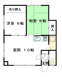 南9.26ハイツ【203号室】の間取り