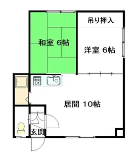 南9.26ハイツ【201号室】の間取り