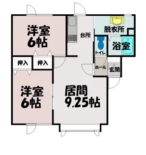 リバティパレス【201号室】の間取り