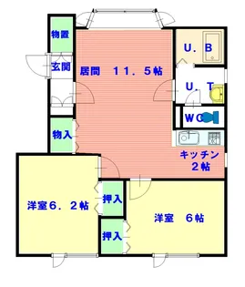 ネスト413【201号室】の間取り
