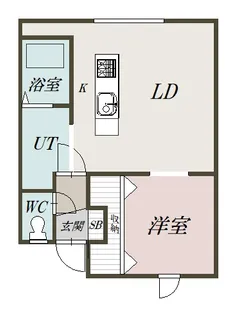 花々館【1階】の間取り