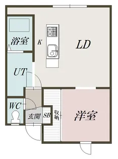 花々館【2-D号室】の間取り