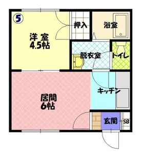 グランデ忠和A【2階】の間取り