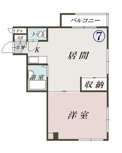 エルダーハウス豊岡【307号室】の間取り