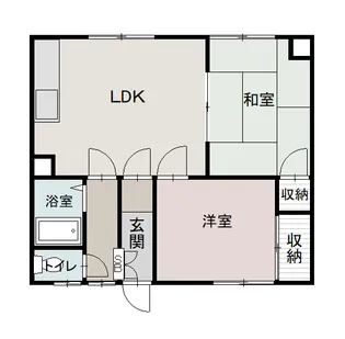 カネカハイツ【102号室】の間取り