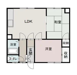 カネカハイツ【1階】の間取り