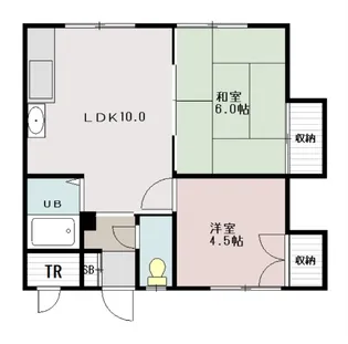 はせ川マンション【2階】の間取り