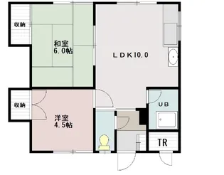 はせ川マンション【2階】の間取り