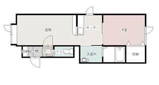 MA MAISON【101号室】の間取り