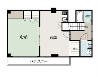 ルート219【401号室】の間取り