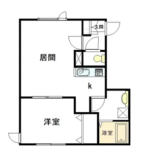 CRADLE【202号室】の間取り