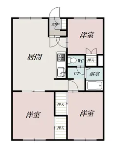 グリーンハイムⅢ【202号室】の間取り