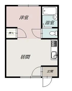 旭町コーポ【2階】の間取り