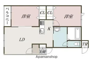 PRIMEVEREⅠ(プリムヴェール)【2階】の間取り