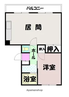 マスオカハイツ【201号室】の間取り