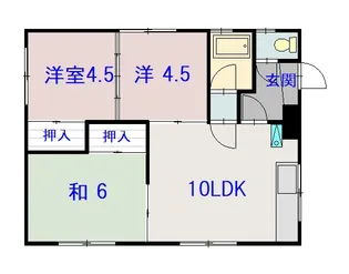 サンコーハイツⅡ【101号室】の間取り