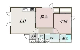 チョコハウスⅠ【2階】の間取り