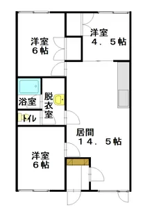 ハイツセンヨウ【201号室】の間取り