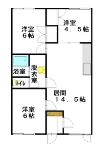 ハイツセンヨウ【2階】の間取り