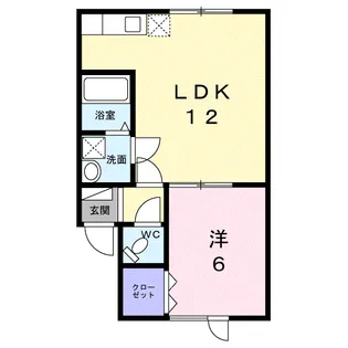 リックヴィール【2階】の間取り