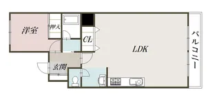 勤財協第4旭川5条コーポB【4階】の間取り