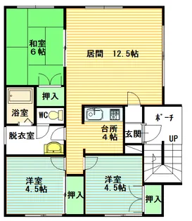 マインドハウス【201号室】の間取り