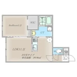 HARUSAKU豊岡【1階】の間取り