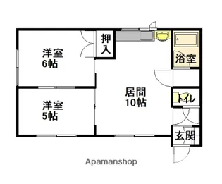 第3ハウスカワゾエ【1C号室】の間取り