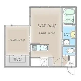 HARUSAKU大町【3階】の間取り