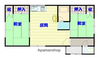 水上アパート【1階】の間取り