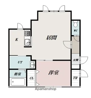 ボックスR【1階】の間取り